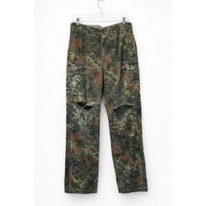 H. Winnen German Flecktarn Camouflage Military Surplus Pants 1994- Upcycled